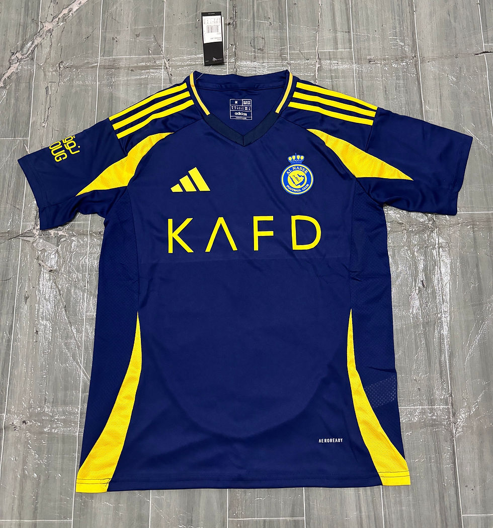 Maillot El Nasser bleu ou bleu foncé