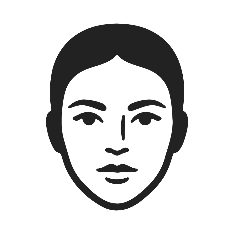 face vector outline