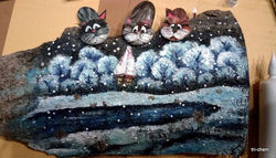 Steine, Rinde und Softly Flo