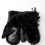 Thumbnail: Black Beaver Fur Mitts - Mens