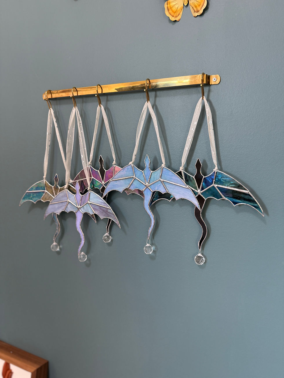 Thumbnail: Stained Glass Dragons - Free Shipping