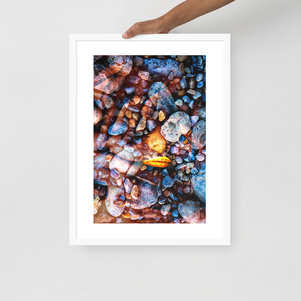 Thumbnail: Whispers of Stone and Silk: His Hands, Her Lips - print