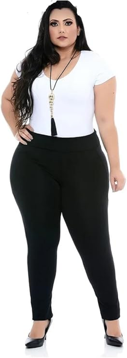 Miniatura: Calça Legging K2B Modelo Fidelma – Cós Alto – Preta