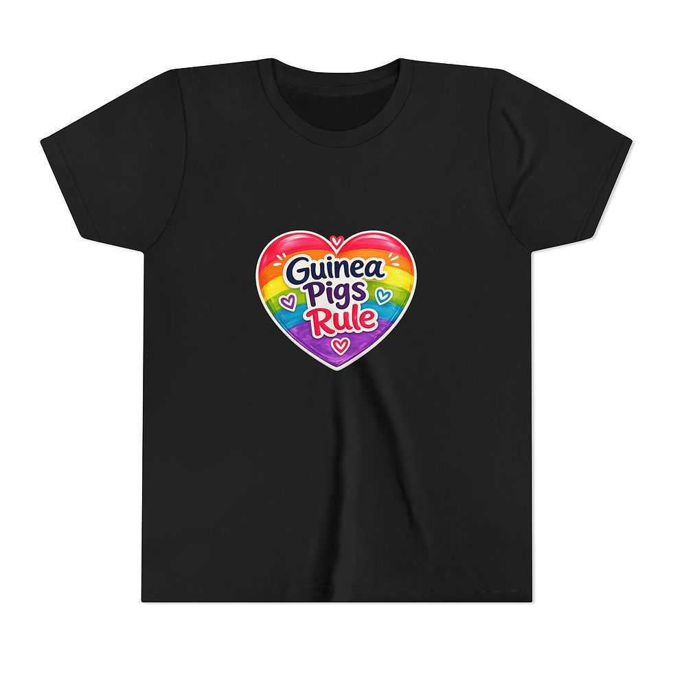 Thumbnail: Guinea Pigs Rule Youth Short Sleeve Tee