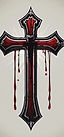 single slim black blood cross with light gray back ground.jpg
