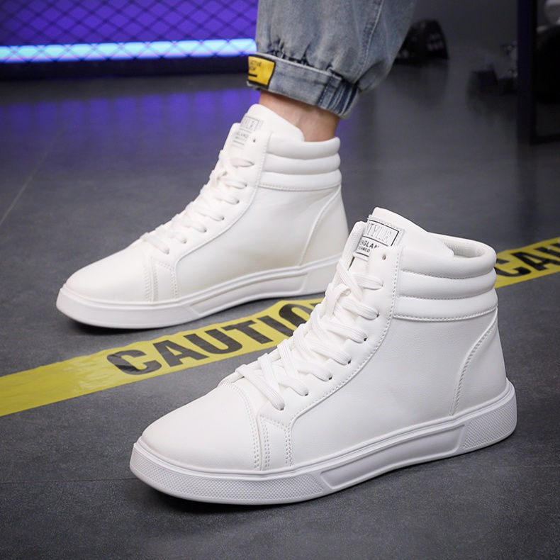 Thumbnail: 2025 Spring Fashion Red Men's Sneakers High Top Skateboarding Shoes for Men Wome