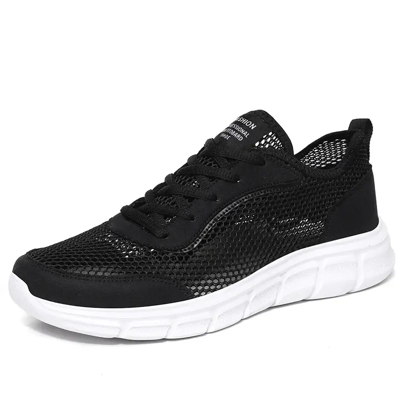 Thumbnail: Summer Mesh Shoes Men Sneakers Breathable Light Men's Casual Shoes Lace-Up Walki