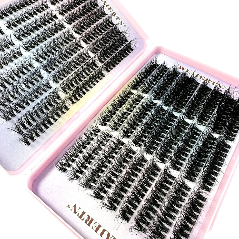 Thumbnail: Faux Mink Eyelashes 540Cluster C Curled 9-16mm Mixed Natural Eyelash Extension 3