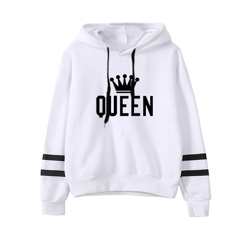 Thumbnail: Queen Print Hoodie Sweatpants Womens Tracksuit 2 Piece Set Fall Winter Female Ho