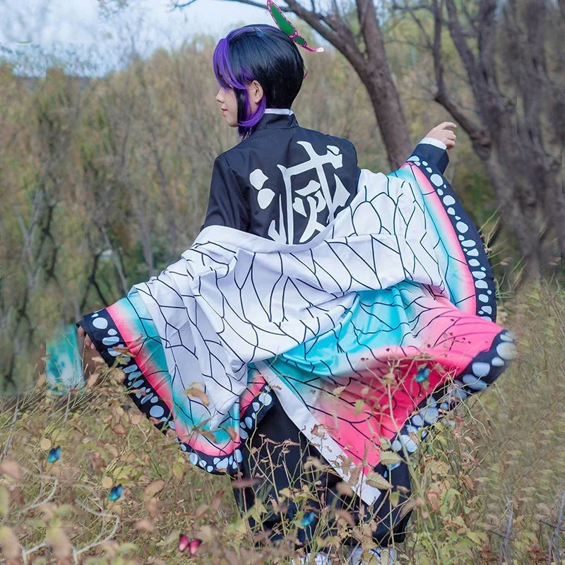 Thumbnail: Anime Demon Slayer Kochou Shinobu Cosplay Costume Kimetsu No Yaiba Kochou Unifor
