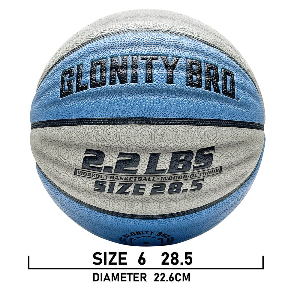 Thumbnail: Weighted Training Basketball 3LBS/2.2LBS,Official Size 6/7 Wear-resistant Heavy 