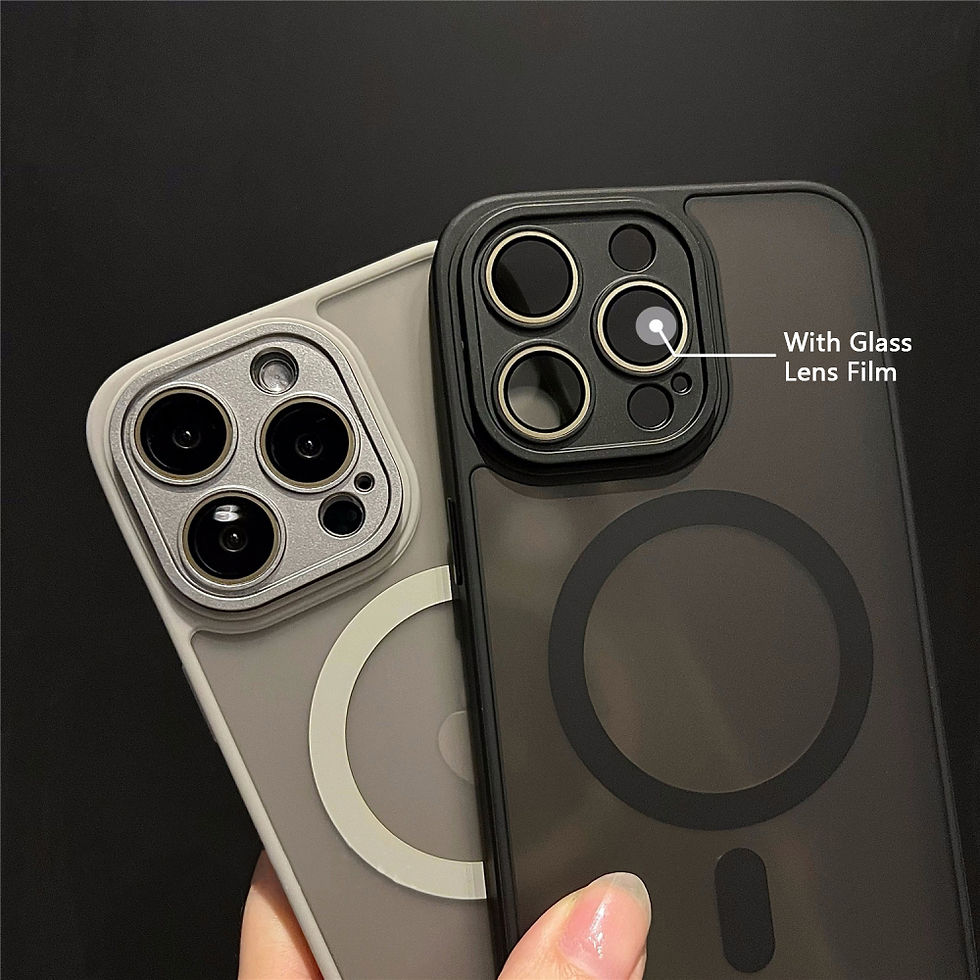 Thumbnail: Luxury Matte Armor For Magsafe Magnetic Wireless Charging Case For iPhone 11 12 