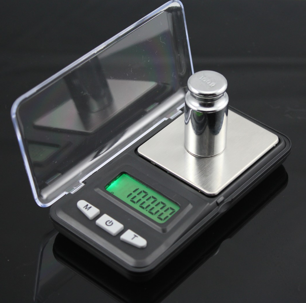 Thumbnail: 500g/0.01g Mini Pocket Digital Scale High Precision Accurate Electronic Jewelry 