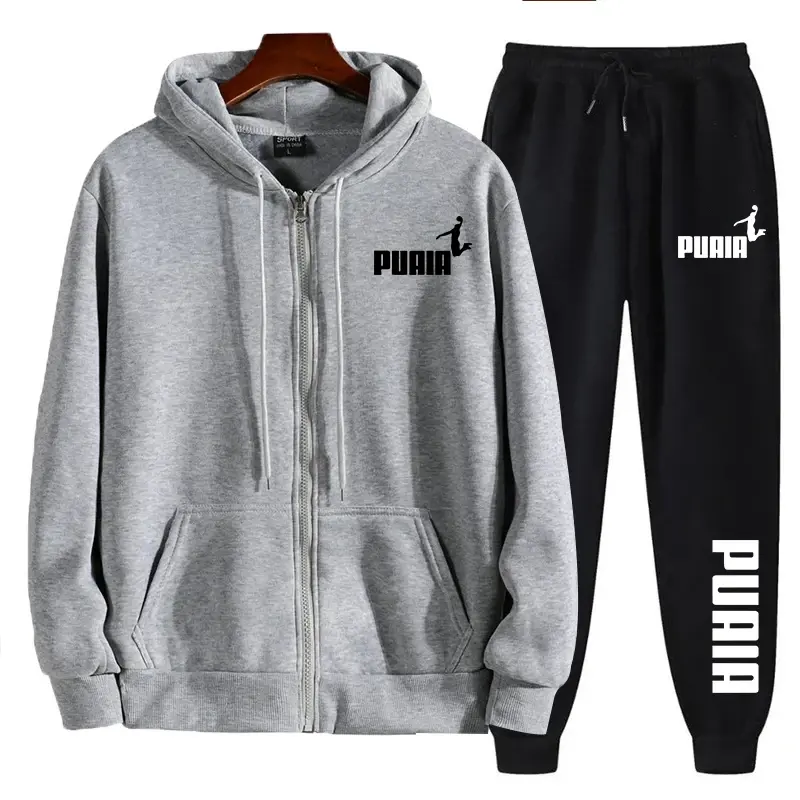 Thumbnail: New in Women Tracksuit Trend Printing Hooded Sweatshirts Pants 2Pcs Set Casual Z