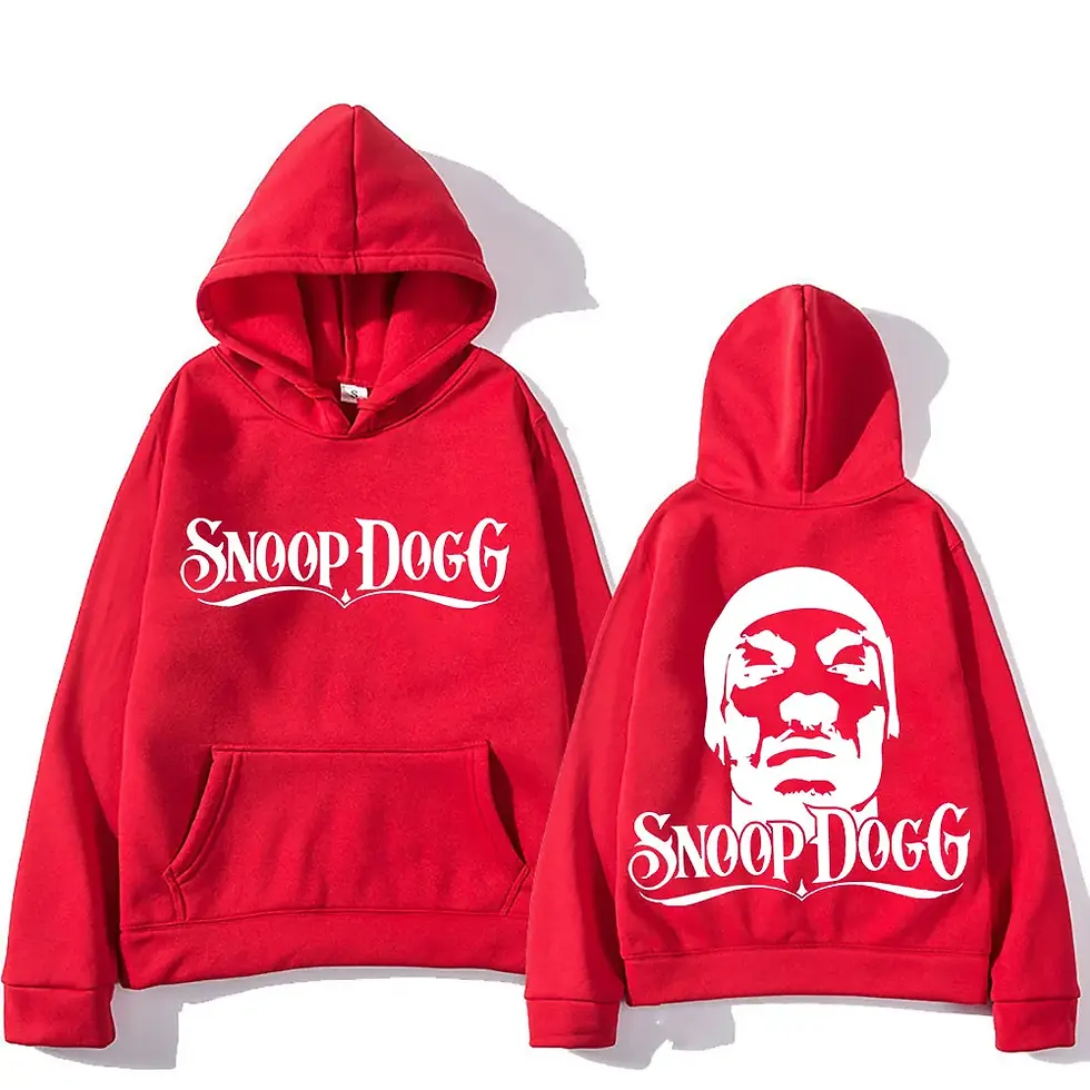 Thumbnail: Snoop Dogg Hoodie Back Printing Hooded Grunge Comfortable Sweatshirt Funko Pop H