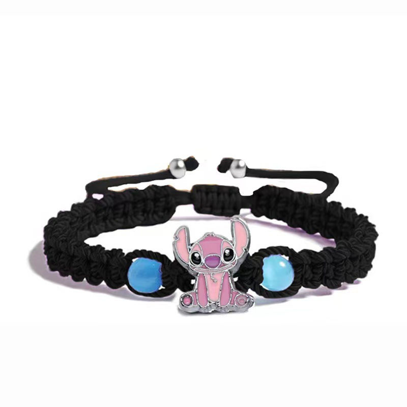 Thumbnail: Disney Anime Stitch Bracelet Cartoon Lilo & Stitch Kawaii Wristband Kids Bracele