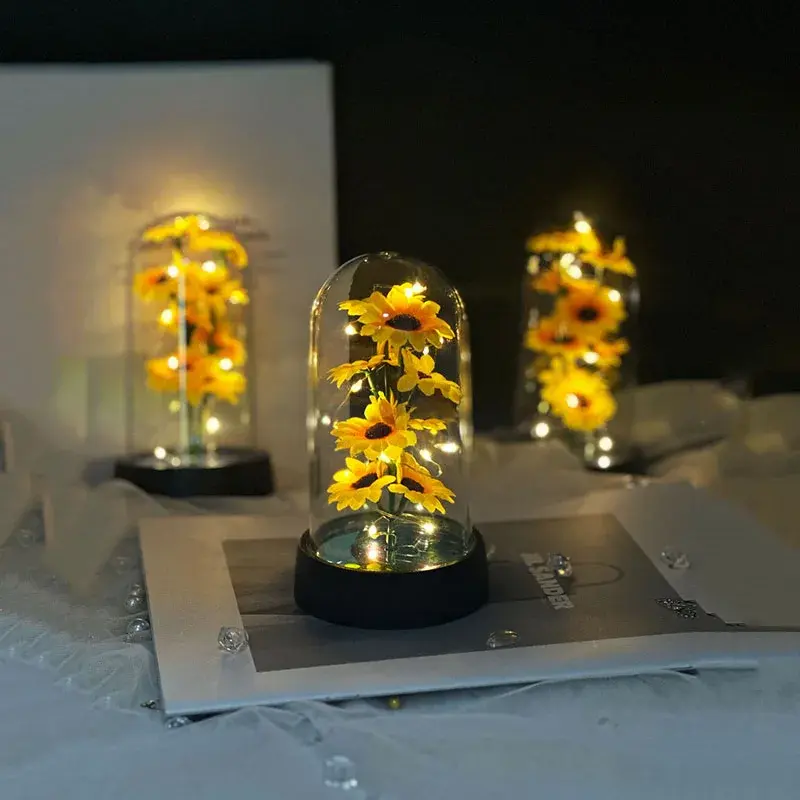 Thumbnail: Graduation season gift small sunflower plastic set Mother's Day send wife send m