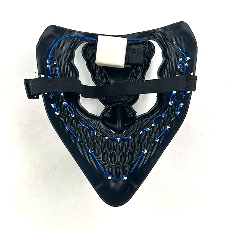 Thumbnail: Wireless Luminous LED Halloween Mask Cosplay Famous Movie Mask Rave Carnival Hal