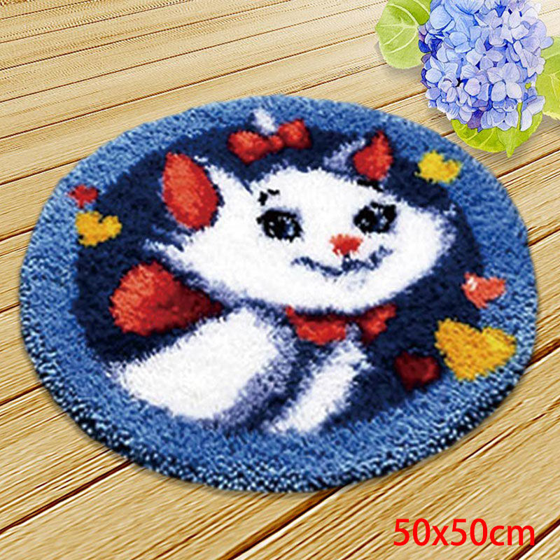 Thumbnail: Cute Bear Series DIY Carpet Latch Hook Rug Kits Cartoon Animals Segment Embroide