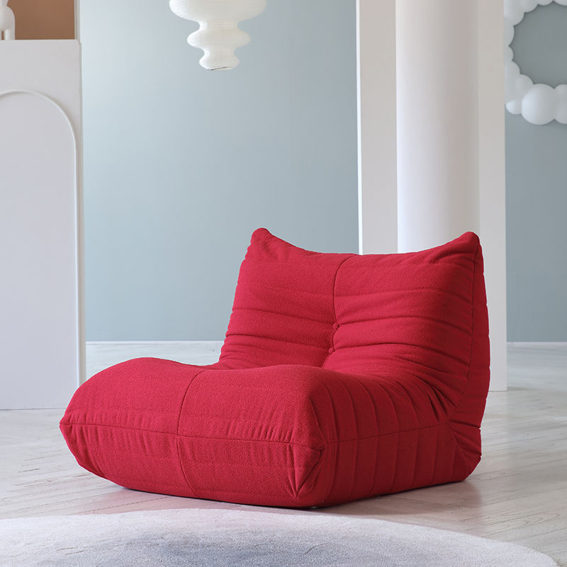 Thumbnail: Teddy Fabric Bean Bag Sofas Comfy Lazy Floor Sofa Couch Soft Lounge Chairs Foam-