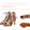 Thumbnail: Woman Dance Heels For Dancing Latin Shoes Heeled Ballroom Tango Jazz Girls Ladie