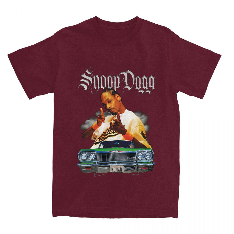 Thumbnail: Snoop Dogg Men Women T Shirts Apparel Casual Tees T-Shirts Cotton Birthday Gift 