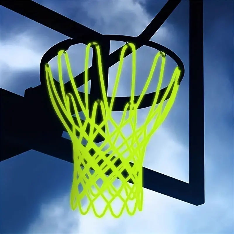 50CM Standard luminous basketball net, green fluorescent basketball net, self lu