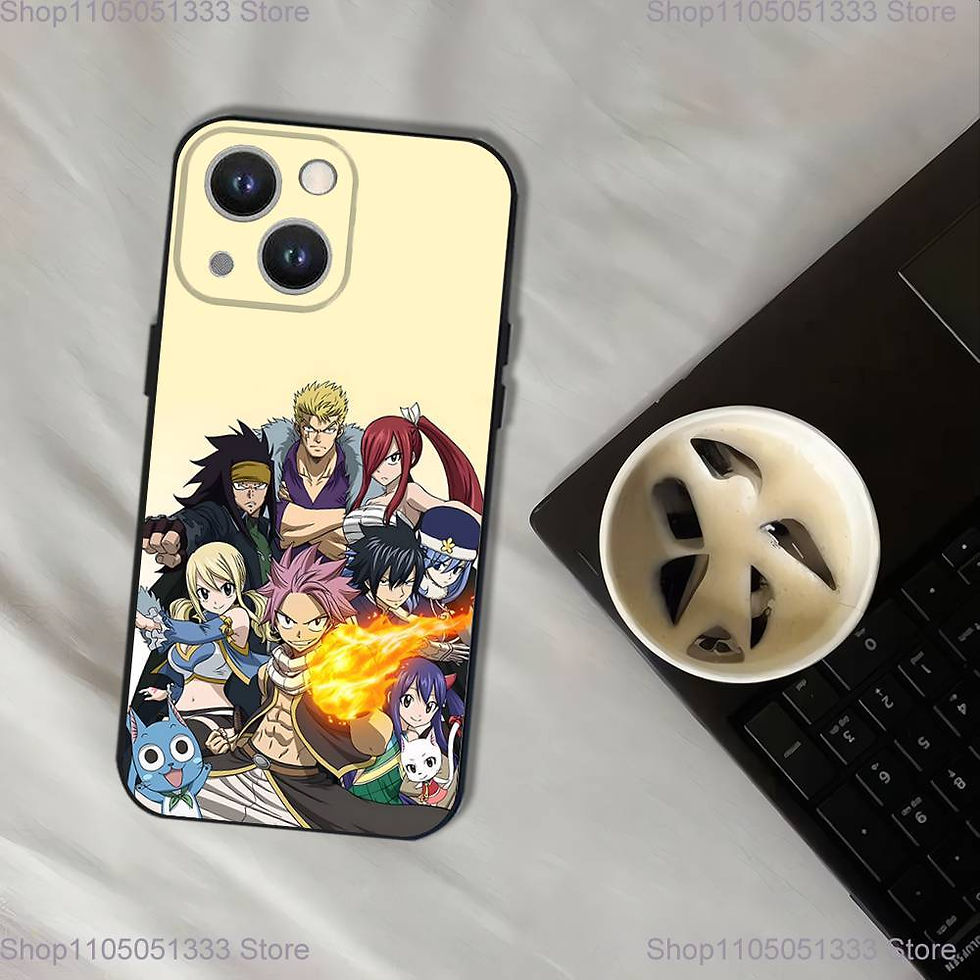 Thumbnail: Fairy Tail Natsu Dragneel Phone Case For iPhone 17,16,15,14,13,12,11,Pro,XS,Max,