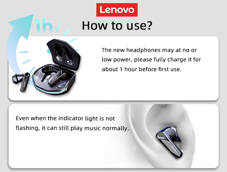 Thumbnail: Choice Lenovo GM2 Pro Gaming Headset Bluetooth 5.3 Dual Mode Music Sport Earbuds