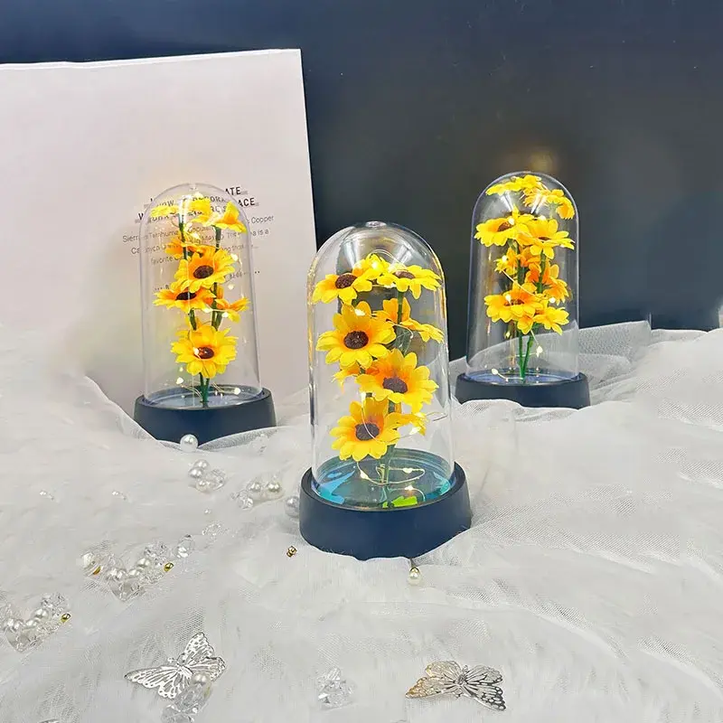 Thumbnail: Graduation season gift small sunflower plastic set Mother's Day send wife send m