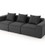 Thumbnail: Sectional boneless Couch with L-Shape Chaise,Modern Modular sleeper Sofa with De