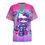 Thumbnail: Hello Kitty print Short Sleeve Fashion Casual Slim Top Spring and Summer New Wom