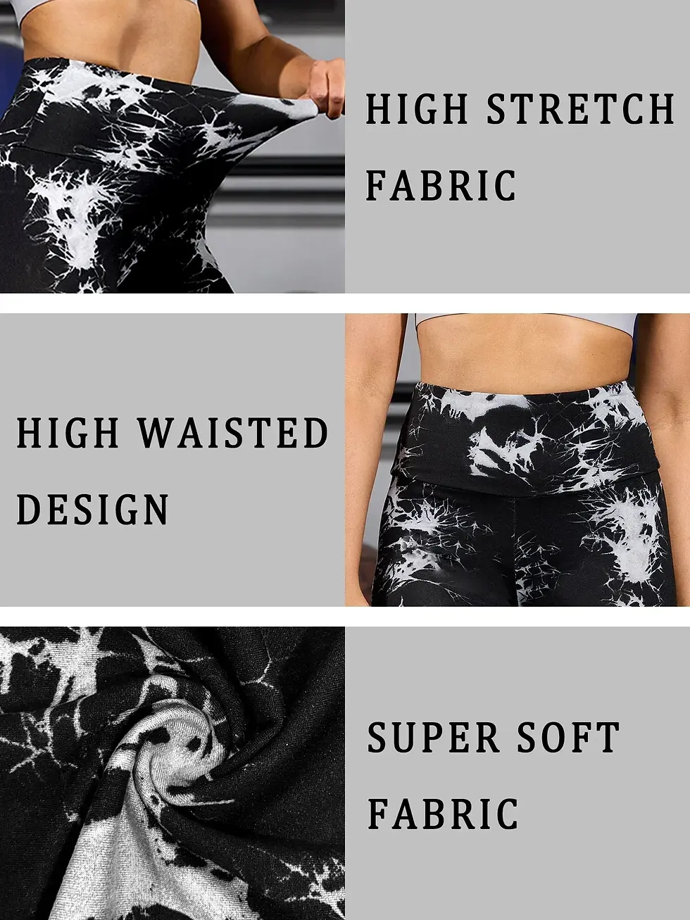 Thumbnail: Women's High Waisted Capri Pants Super Soft Tummy Control No See Through Workout