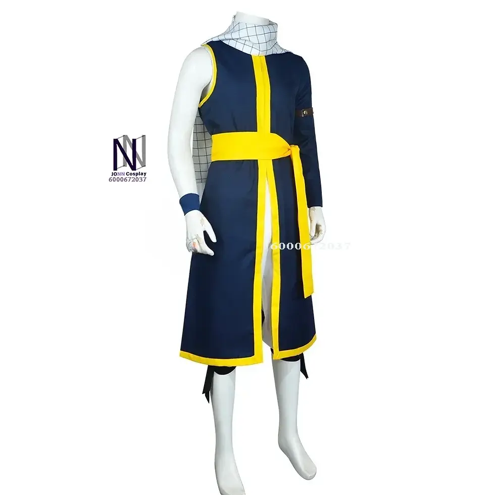 Thumbnail: Anime Natsu Dragneel Cosplay Costume Wig Fairy Tail 100 Years Quest Salamander U