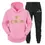 Thumbnail: Men Women Tracksuit King And Queen Letter Print Hoodie and Jogger Pants Jogging 