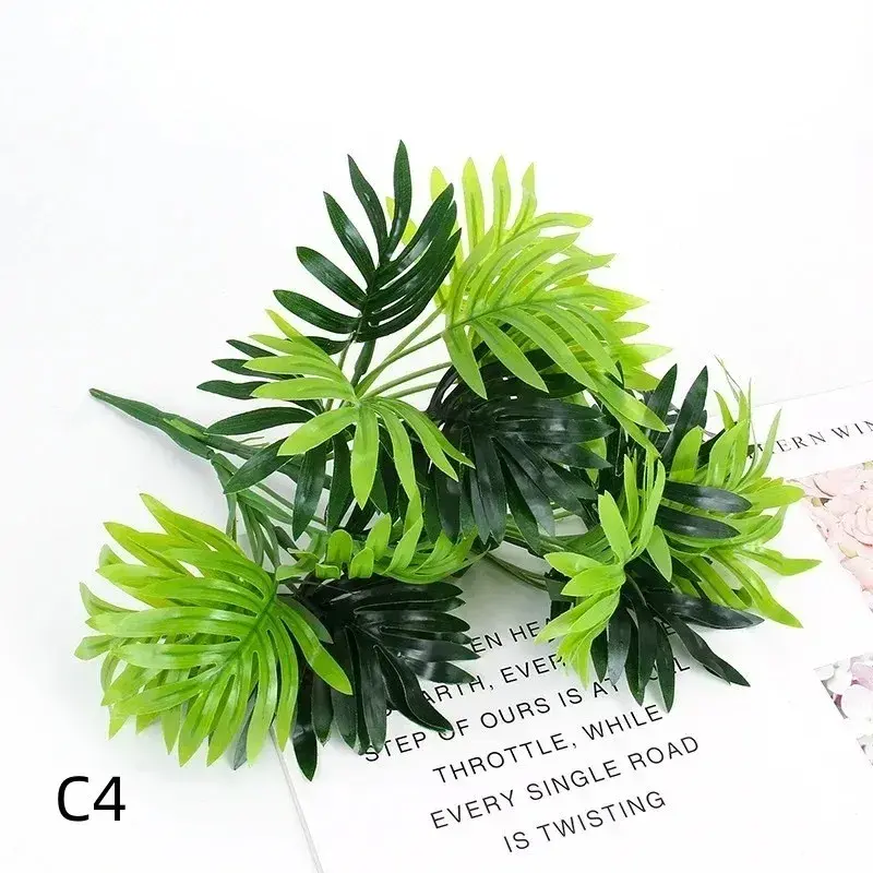 Thumbnail: Artificial plant desktop decoration fake green plant accessories plastic flowers