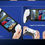 Thumbnail: New PS5 7.0 Inch 64G Open Source System Dual Controller Handheld Game Console Fo