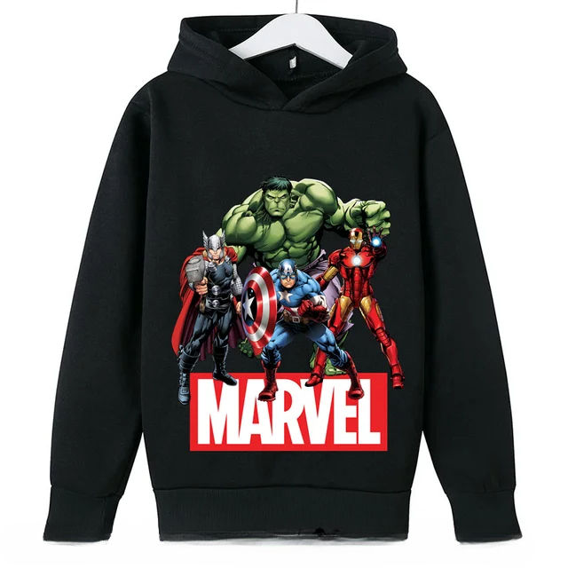 Thumbnail: New Children's Hoodies with Spider-Man Patterns for Boys and Girls in Autumn and