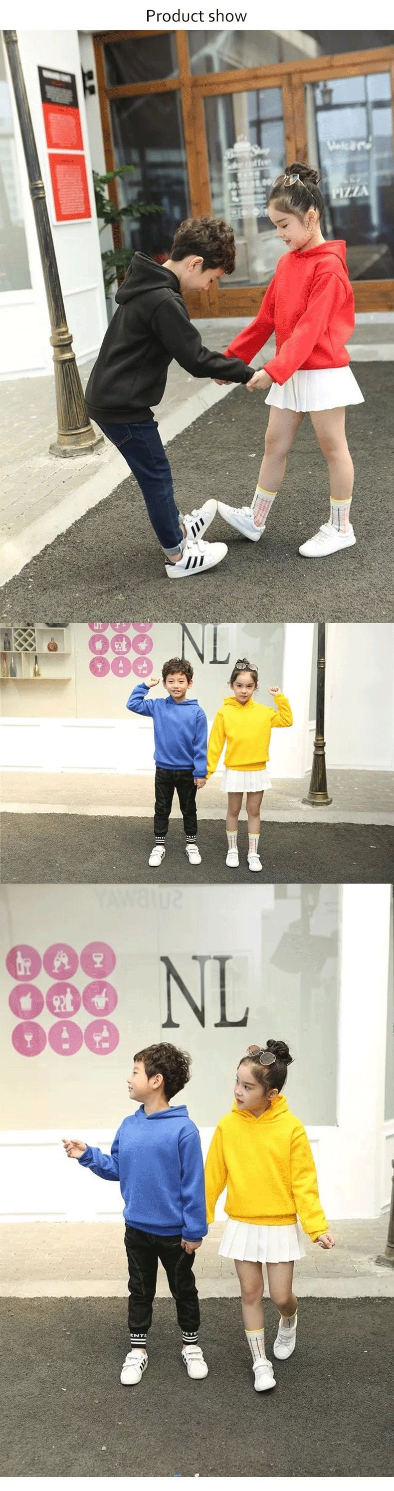 Thumbnail: Kids Leisure Letter Print 2pcs Hoodie+Pants Tracksuits 3-13 Years Boys Girls Spr