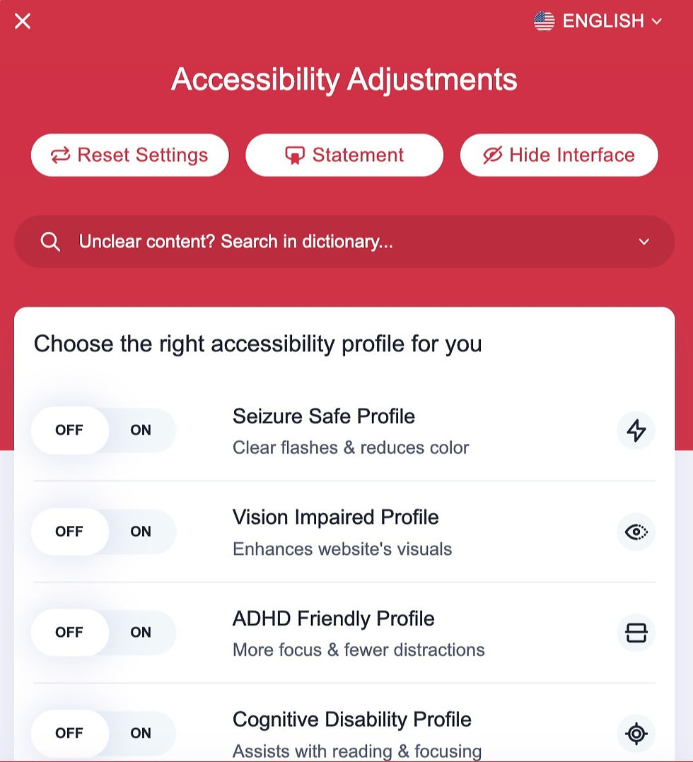Accessibility Widget
