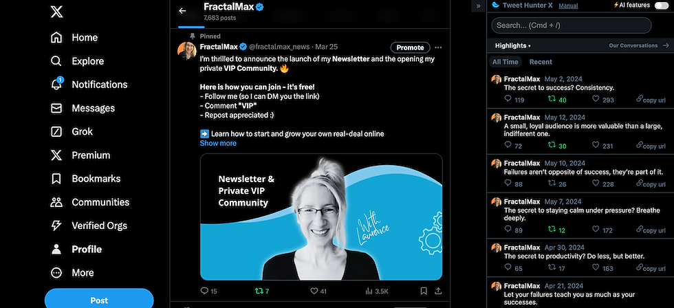 Social media post