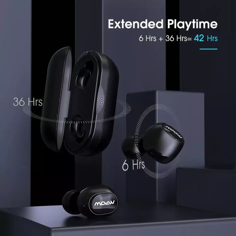Thumbnail: Mpow ipx7 T5/M5 TWS Earphones Wireless Earbuds Bluetooth 5.0 Headset