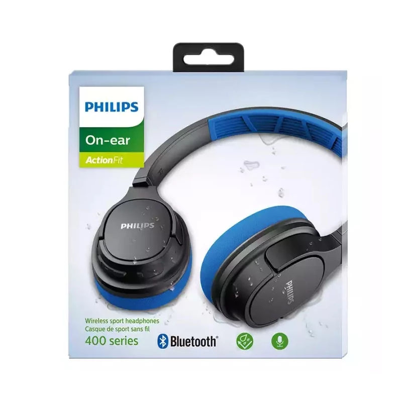 Thumbnail: Original Philips SH402 sport waterproof wireless bluetooth HIFI portable headset