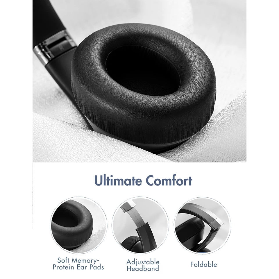 Thumbnail: Mpow H20 059 Bluetooth 5.0 50h Playing Time Hi-Fi Deep Bass Wieless Headphones