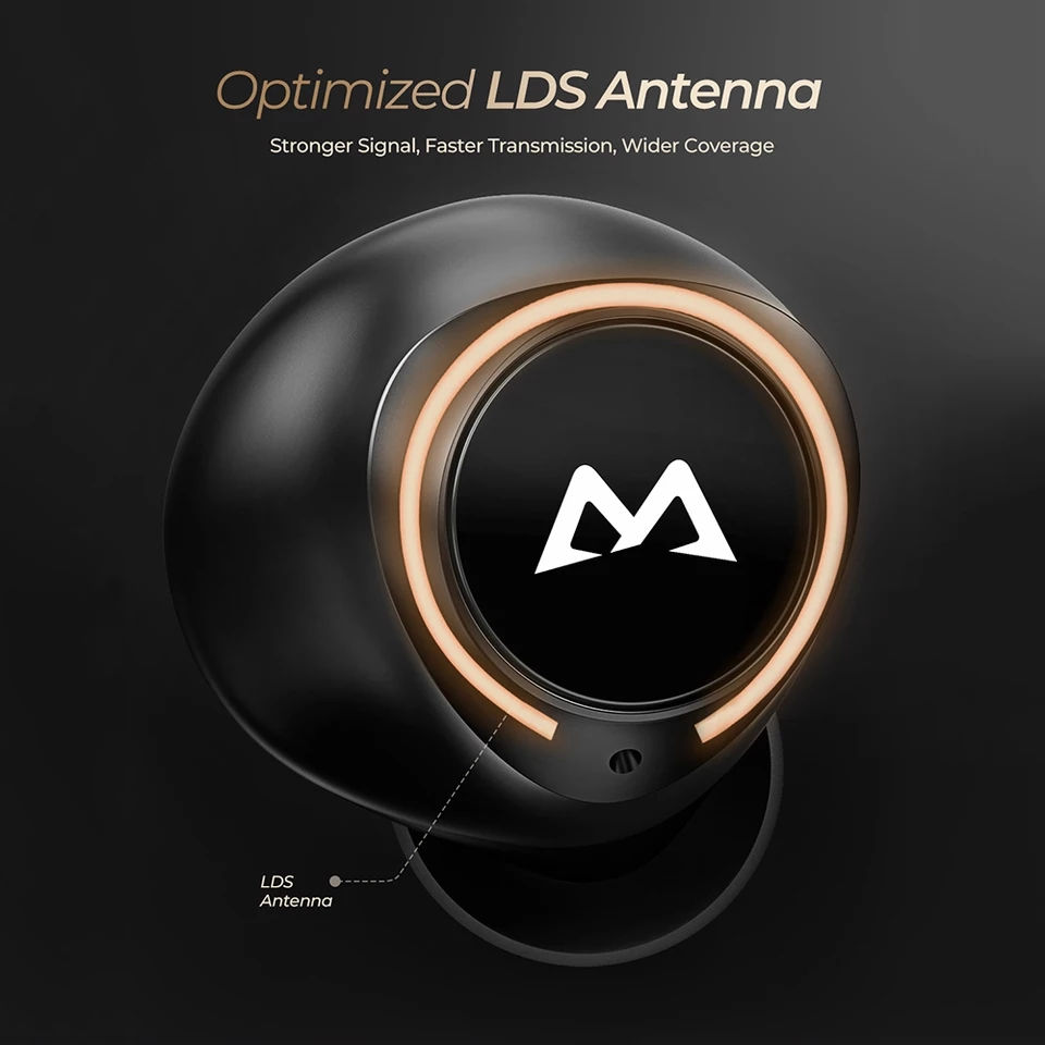 Thumbnail: Mpow M20 Bluetooth Wireless Headphone with 106H Playtime Aptx TWS Earphones Nois