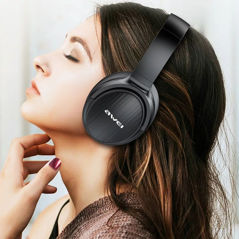 Thumbnail: AWEI Budget Bluetooth V5.0 Gaming Headphone Wired Wireless