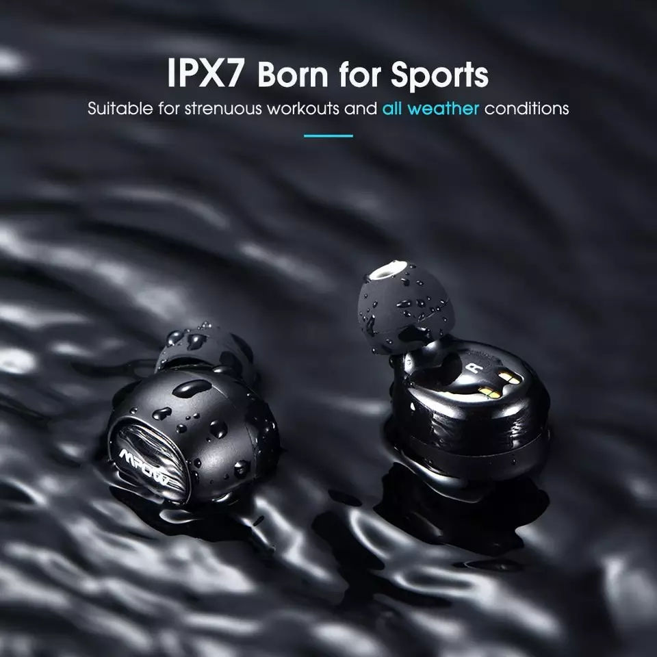 Thumbnail: Mpow ipx7 T5/M5 TWS Earphones Wireless Earbuds Bluetooth 5.0 Headset