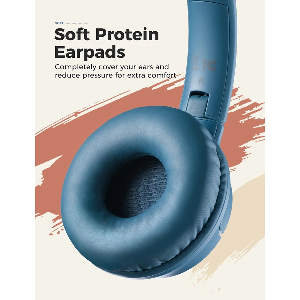 Thumbnail: Mpow CHE2 Kids Headphones 3.5mm Wired Headset with Volume Limit Soft Earmuffs Fo