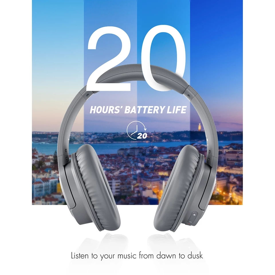 Thumbnail: Mpow H7 18h Playing Time Over Ear Bluetooth Wireless/Wired Headphones