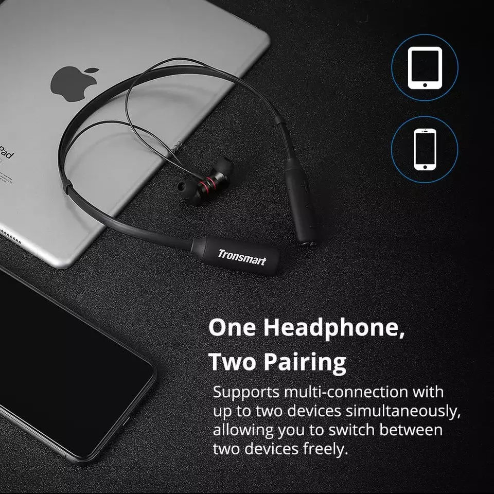 Thumbnail: Tronsmart Encore S2 Plus Bluetooth 5.0 Neckband  Headphones